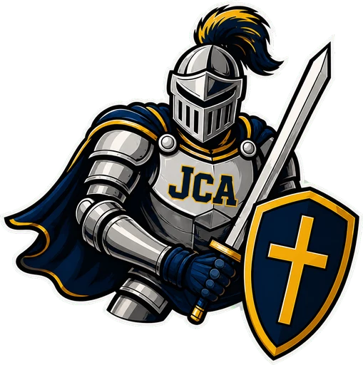 JCA Warrior mascot